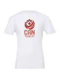 Canada WC26 design on a white Bella+Canvas 3001 tee
