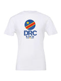 DR Congo WC26 design on a white Bella+Canvas 3001 tee