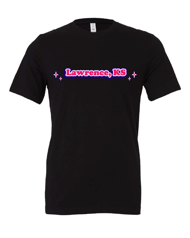 Lawrence, KS Sparkle t-shirt, photo 5