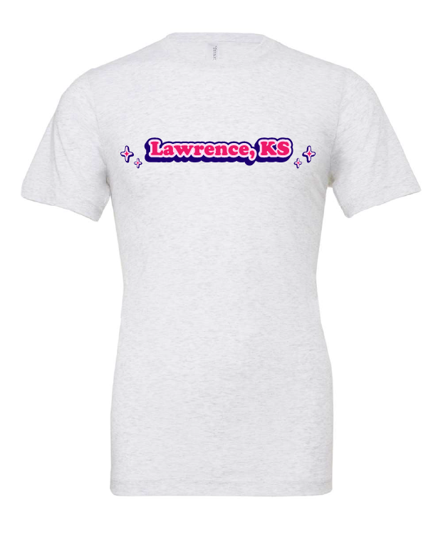 Lawrence, KS Sparkle t-shirt, photo 1