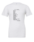 Pay It Forward design on a white t-shirt