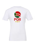 Portugal WC26 design on a white Bella+Canvas 3001 tee