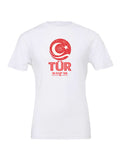 Turkiye WC26 design on a white Bella+Canvas 3001 tee