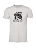 Abe Froman on a cement gray t-shirt