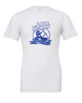 Abe Froman design on a white t-shirt