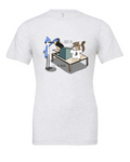 ACME Hot and Fresh design on a white t-shirt