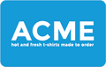 ACME hot and fresh t-shirts digital gift card