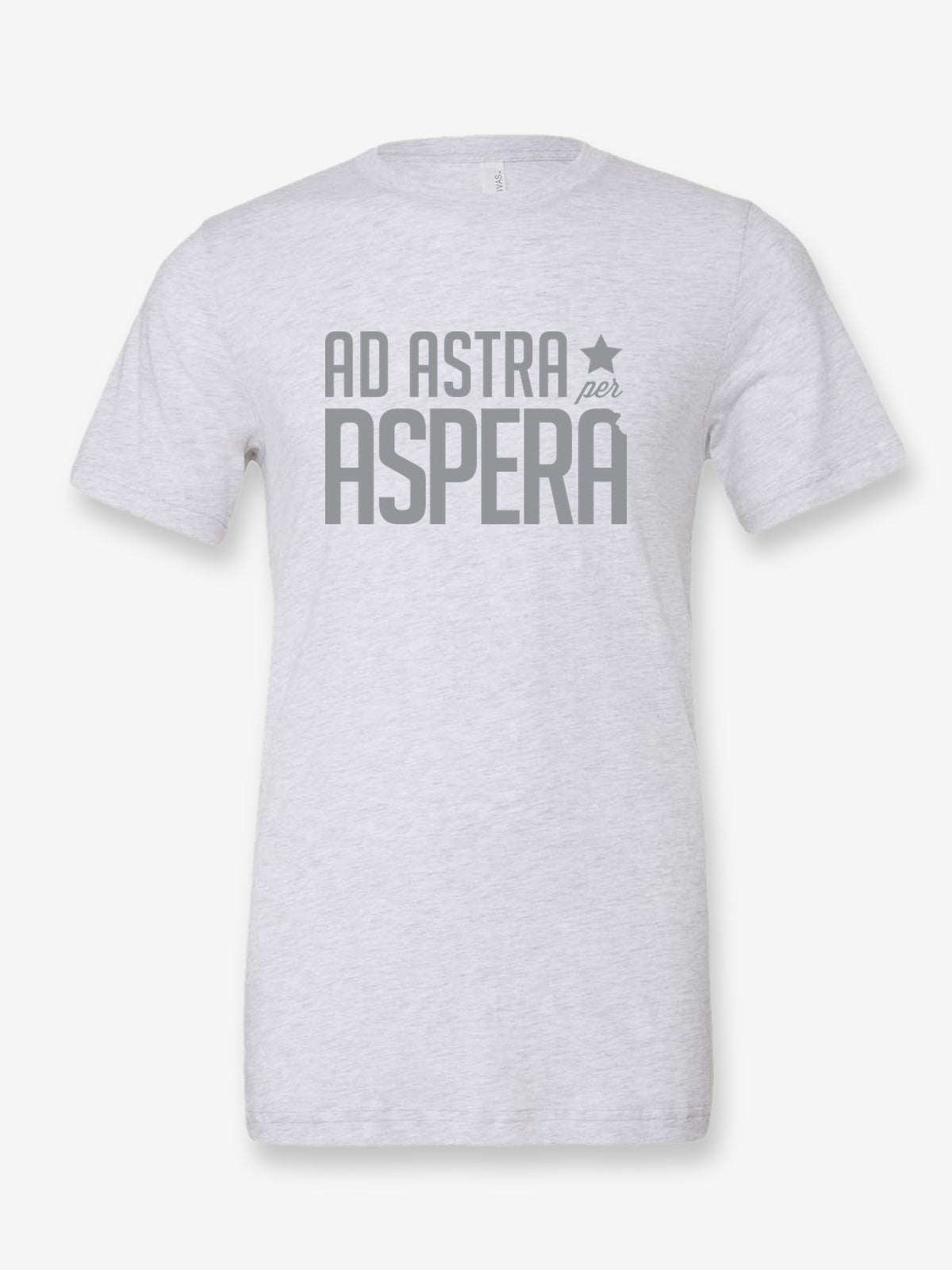 Ad Astra Per Aspera on a white t-shirt