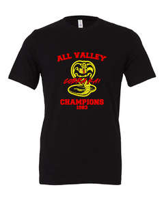 cobra kai karate kid movie black tshirt t-shirt 