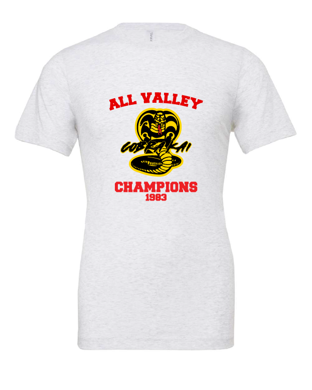 cobra kai karate kid movie white tshirt t-shirt 