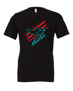 sharks facts funny black tshirt t-shirt 