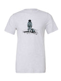 Astronaut Dog on a white t-shirt