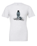 Astronaut Dog design on a white t-shirt