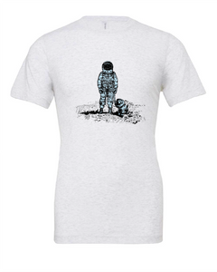 astronaut dog puppy space white tshirt t-shirt 