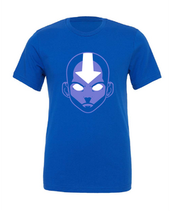 atla aang tv show avatar state blue tshirt t-shirt 