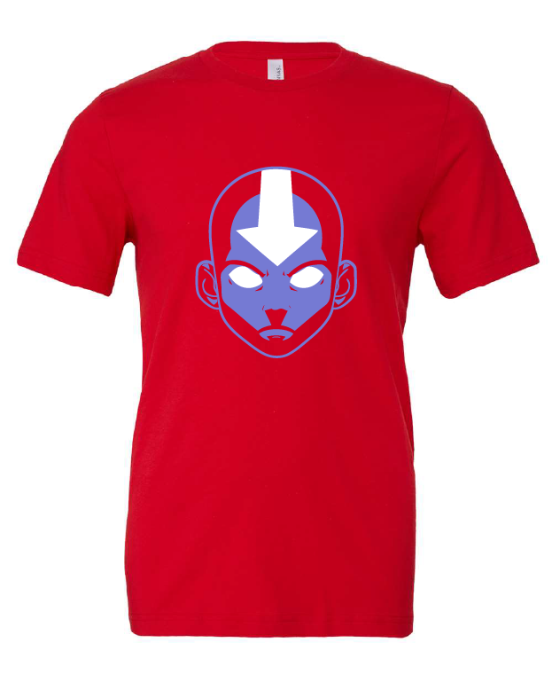 atla aang tv show avatar state red tshirt t-shirt 