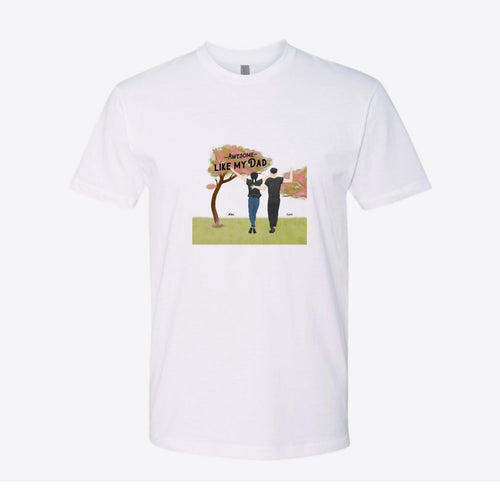Awesome Like My Dad Siblings Custom Tee