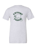 Awesome Possum on a white t-shirt