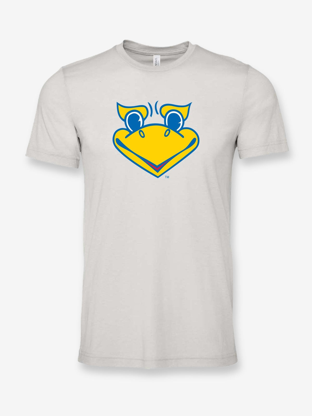 Beak 'Em on a cement gray t-shirt