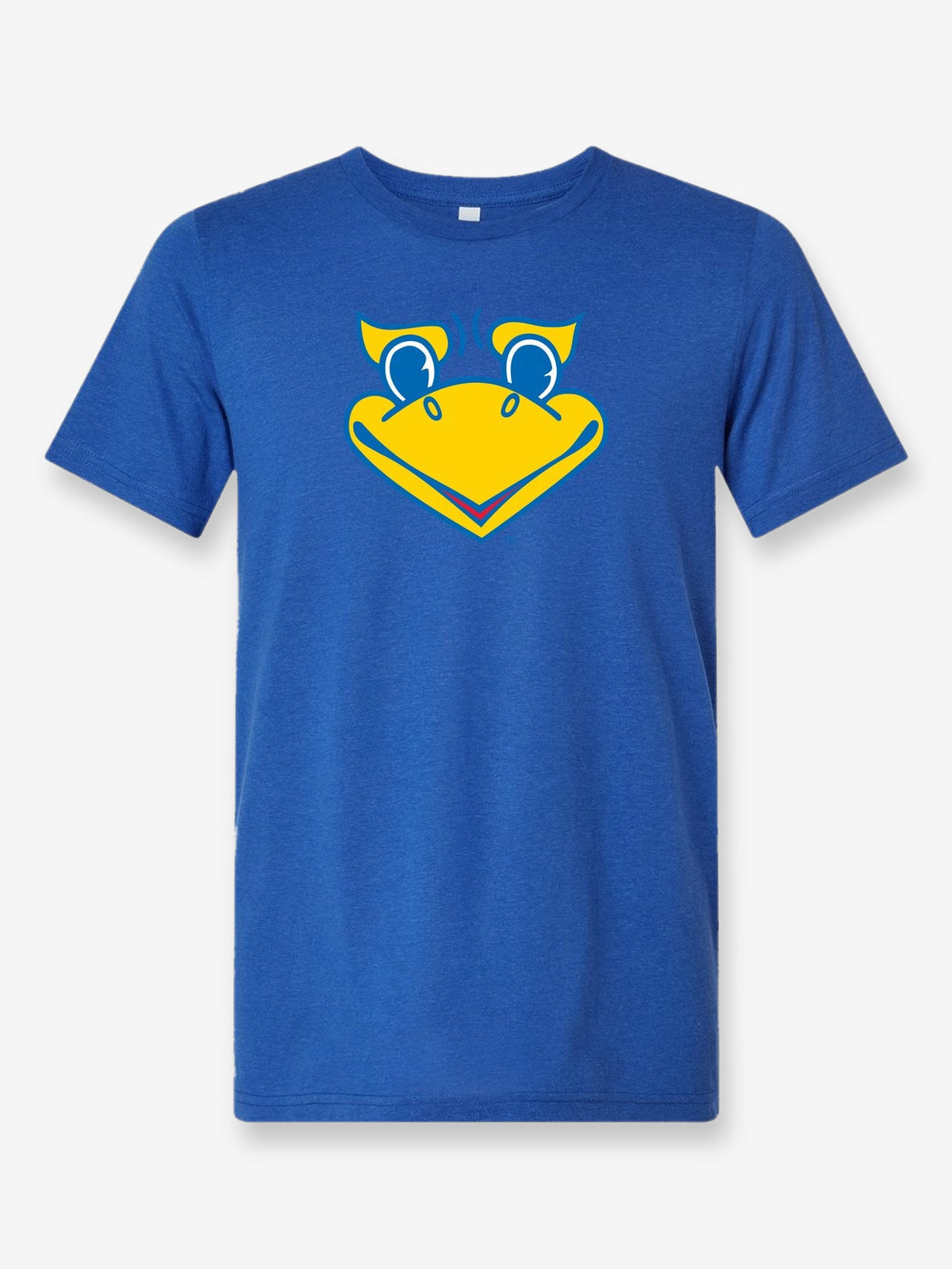 Beak 'Em on a royal blue t-shirt