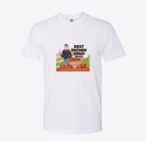 Best Father Award Autumn Custom Tee