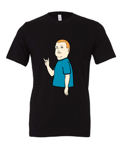 king of the hill bobby hill tv show black tshirt t-shirt 