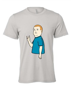 king of the hill bobby hill tv show gray tshirt t-shirt 