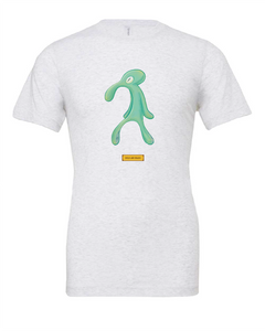 squidward sponge bob tv show painting white tshirt t-shirt 