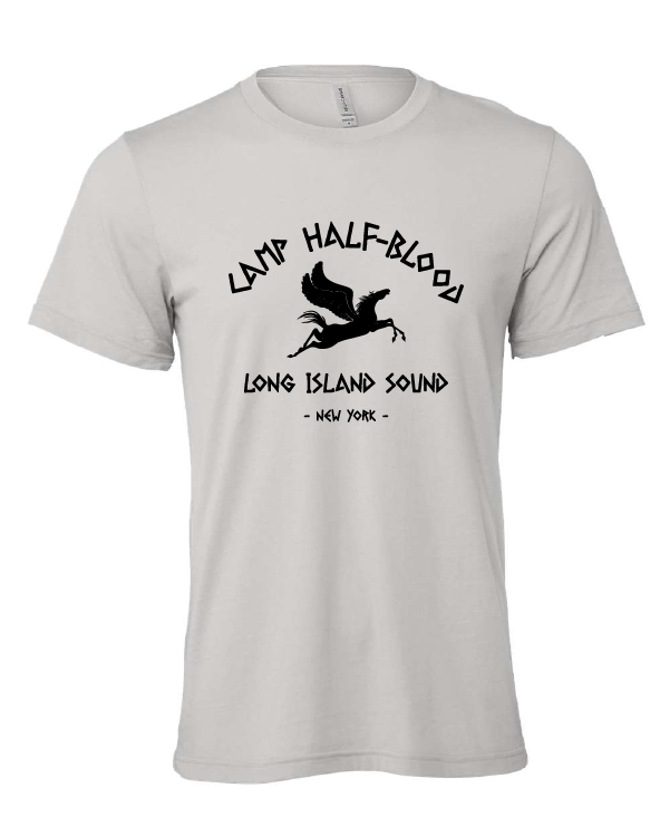 percy jackson tv show movie book long island new york gray tshirt t-shirt 