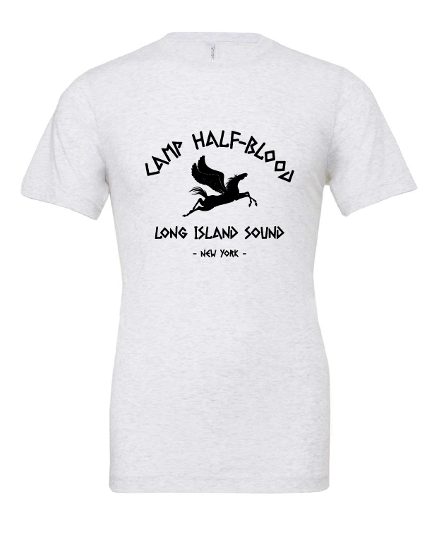 percy jackson tv show movie book long island new york white tshirt t-shirt 