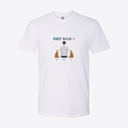 Cat Dad Custom Tee
