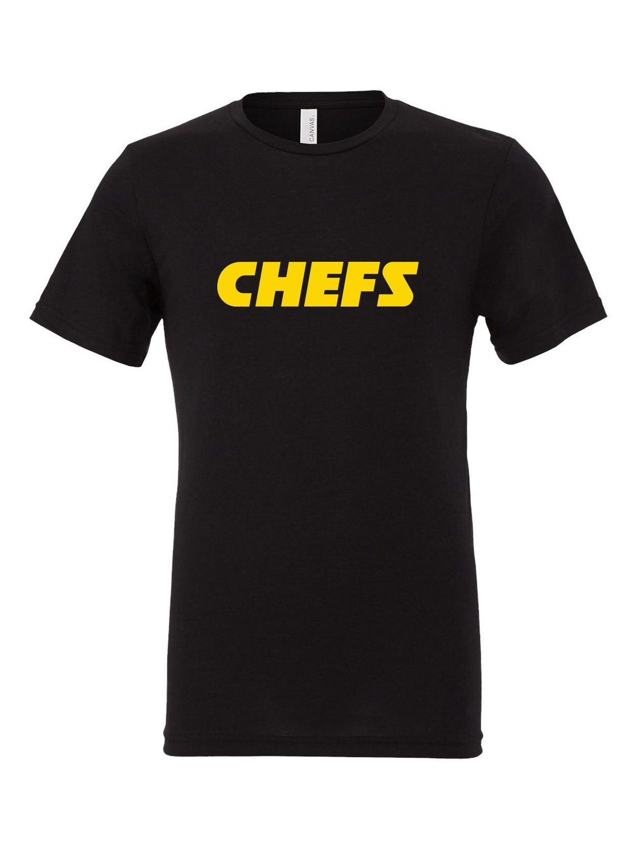 Chefs on a black t-shirt