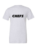 Chefs on a white t-shirt