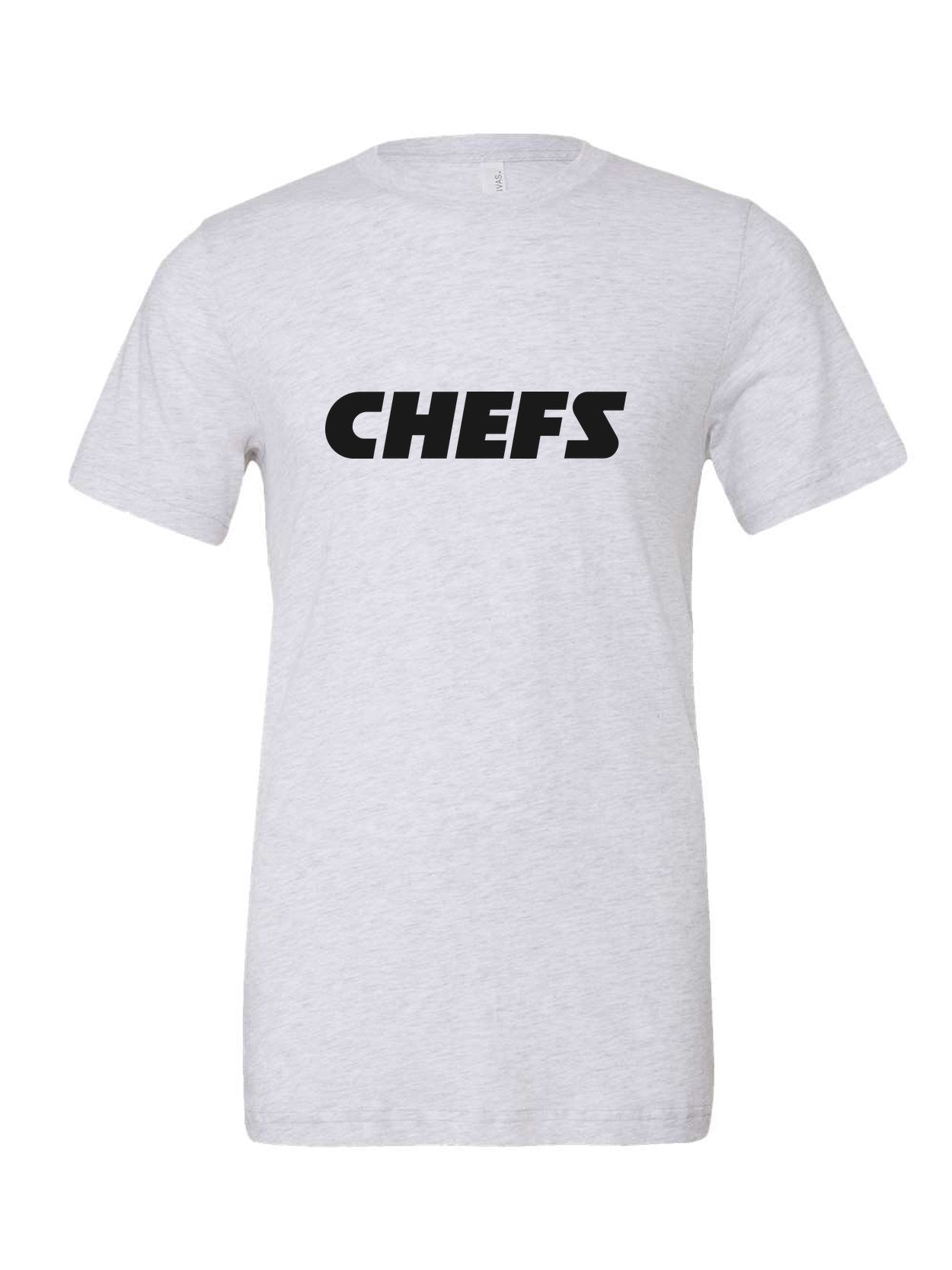 Chefs on a white t-shirt