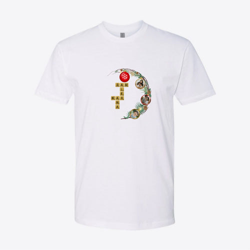 Christmas Crossword Photo Custom Tee
