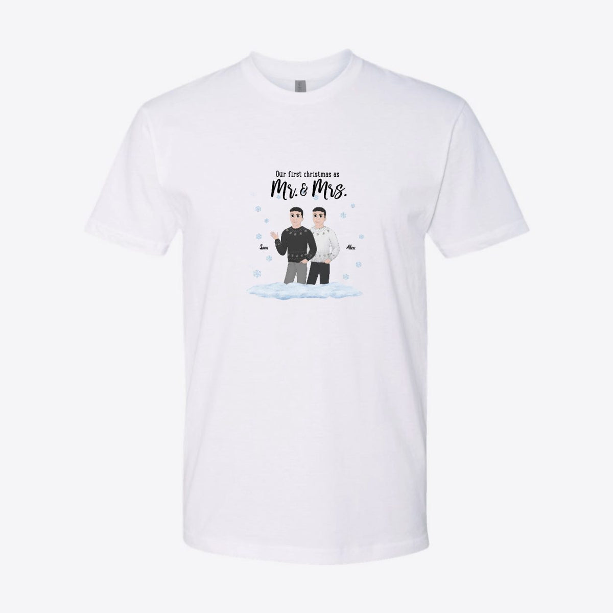Christmas Is Better With You Couple Custom Tee