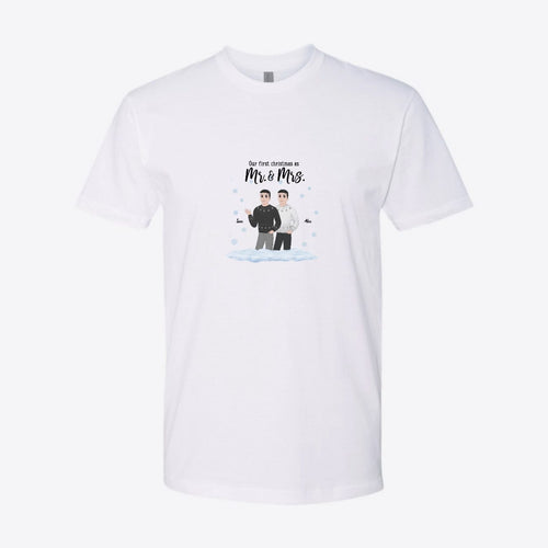 Christmas Is Better With You Couple Custom Tee