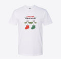 Christmas Stockings Cats Custom Tee