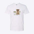 Christmas With My Pet Photo Custom Tee