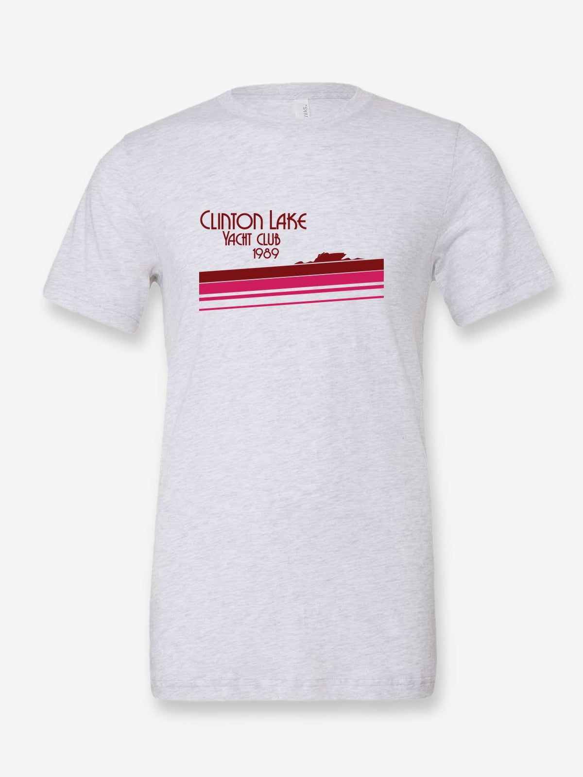 Clinton Lake Yacht Club on a white t-shirt
