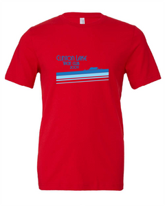 kansas lawrence ks clinton lake state park red tshirt t-shirt 