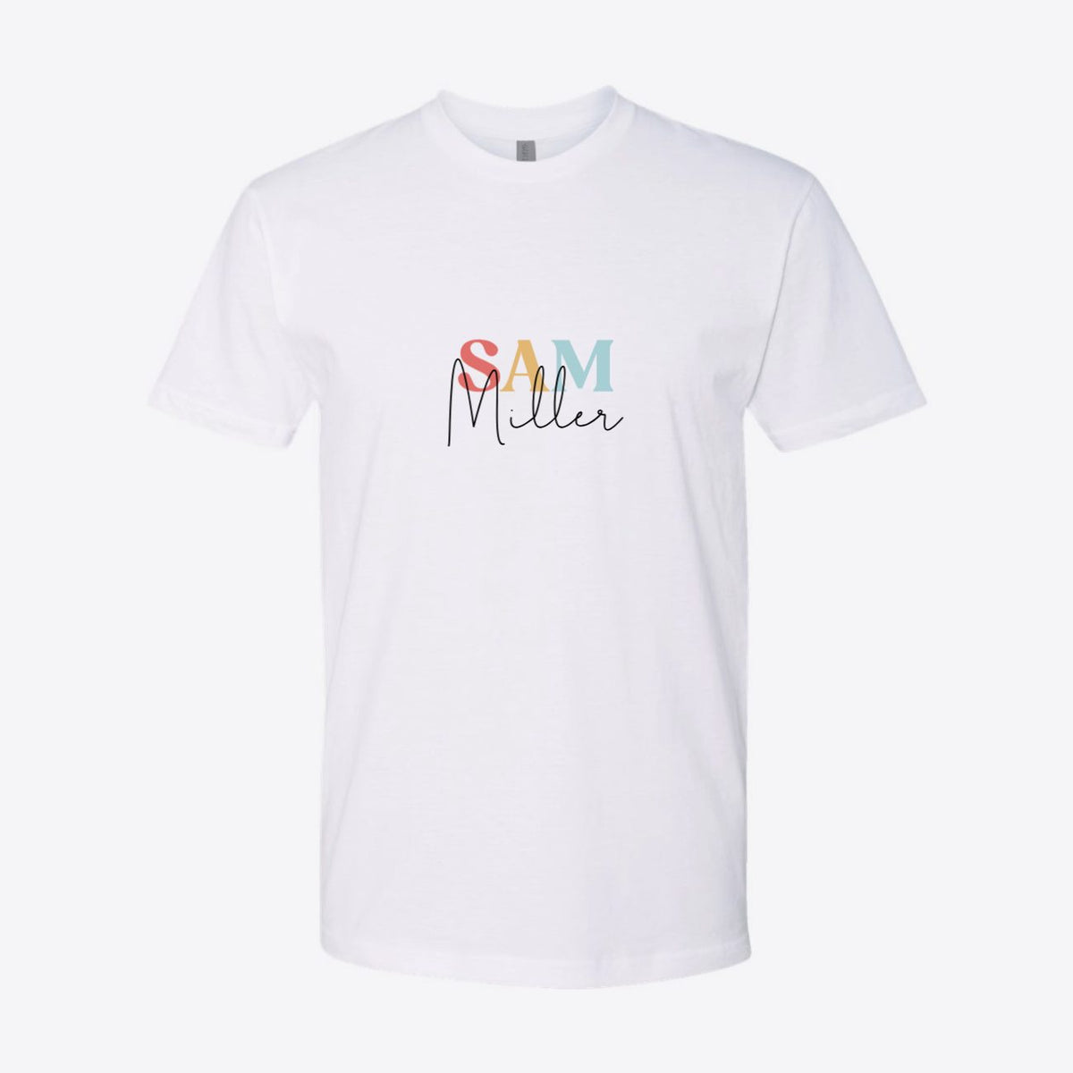 Colorful Name Kids Custom Tee