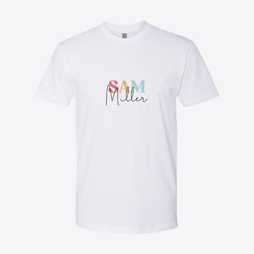 Colorful Name Kids Custom Tee