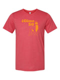 Como Se Llama on a true red t-shirt
