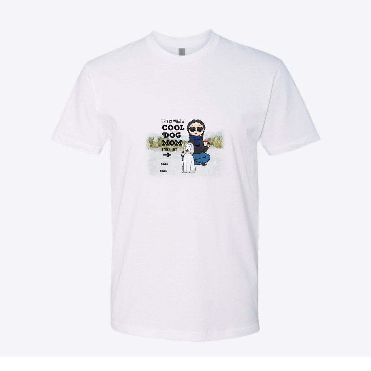 Cool Pet Mom Winter Custom Tee