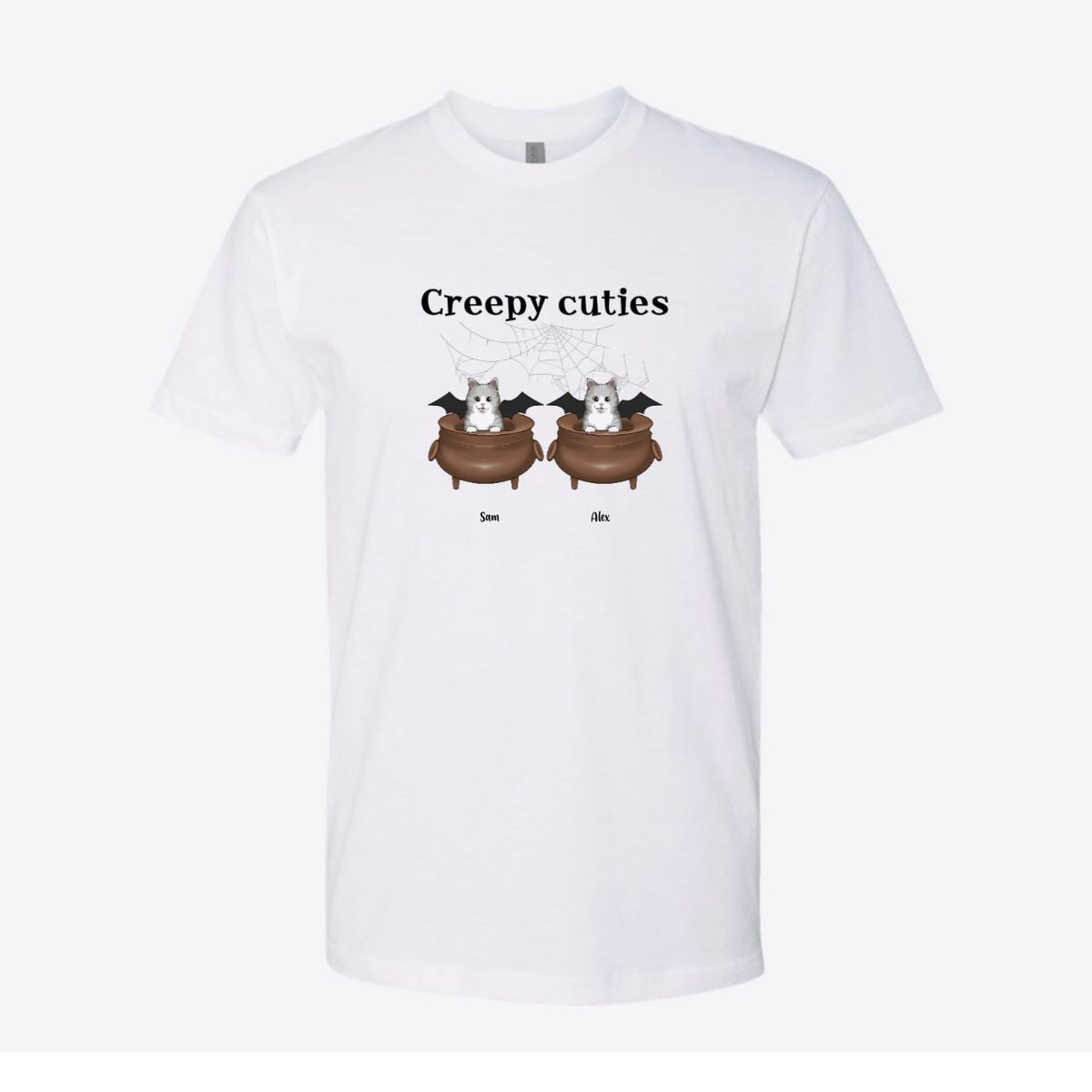 Creepy Cuties Cats Custom Tee