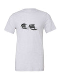 CTRL ESC on a white t-shirt