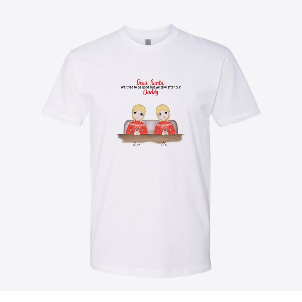 Dear Santa Family Custom Tee