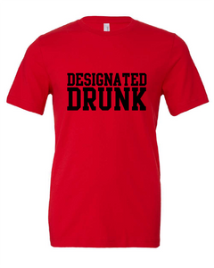 funny drinking red tshirt t-shirt