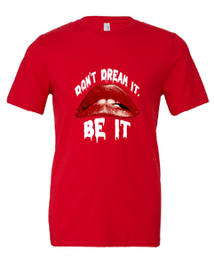 rocky horror picture show lips movie red tshirt t-shirt 